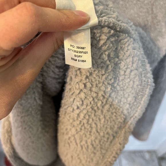 Patagonia Los Gatos 1/4 zip fleece Salt Grey S Pullover Hiking High Pile - Picture 11 of 12